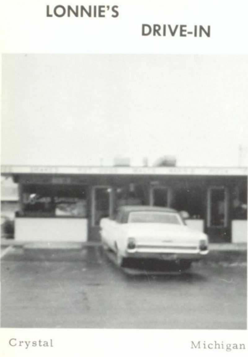 Lonnies Drive-In - 1968 High School Yearbook (newer photo)
